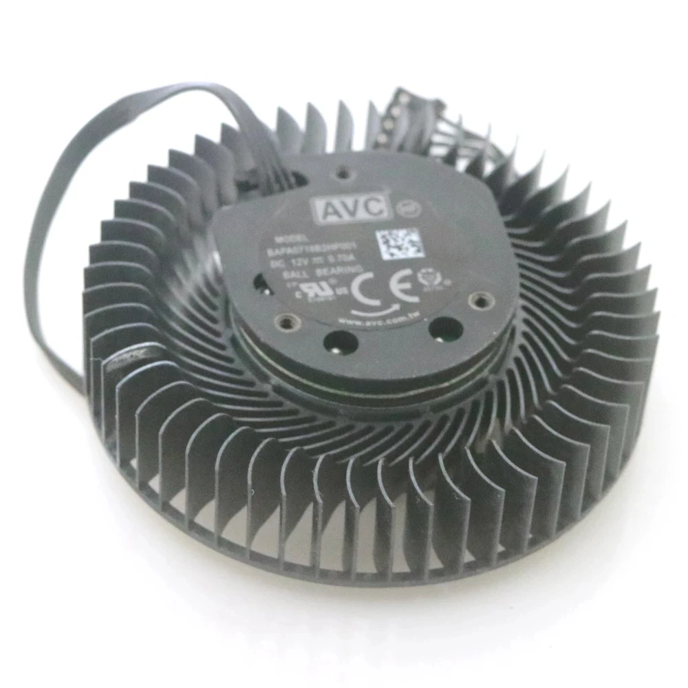 BAPA0716B2HP001 DC12V 0.70A 63mm 4wire 4Pin For NVIDIA Quadro RTX A4000 Graphics Card Cooling Fan