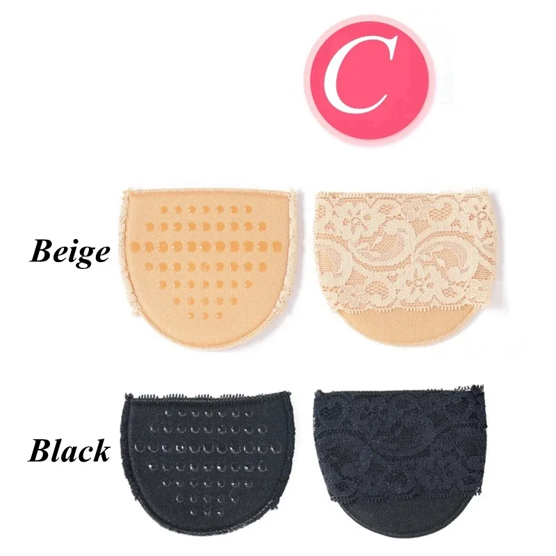 Vorfuß polster Schuh aufkleber Einsätze Gel Ferse Schuhe Kissen rutsch feste High Heels halbe Einlegesohlen Fuß socken Füller für Damenschuhe – Detail 8
