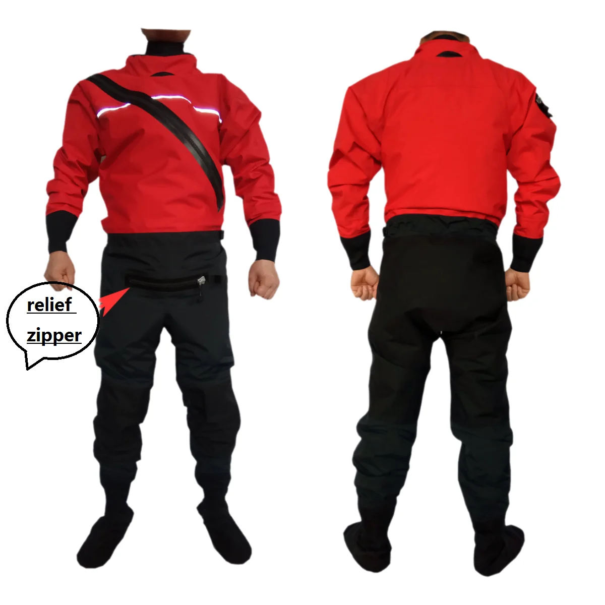 paddle Drysuit For Kayak SUP kitesurfing Kayaking Surfing Paddling Dry Suit Waterproof Breathable Chest Wader Top Cloth