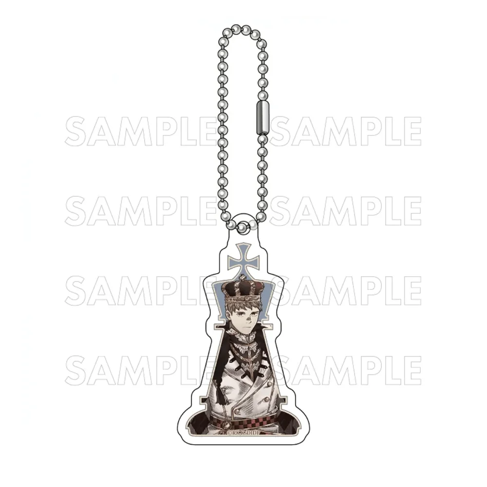 Delicious in Dungeon Laios Touden 6cm Acrylic Stand Keychain Chess Shape Anime Figure Bag Hanging Ornament Collectible