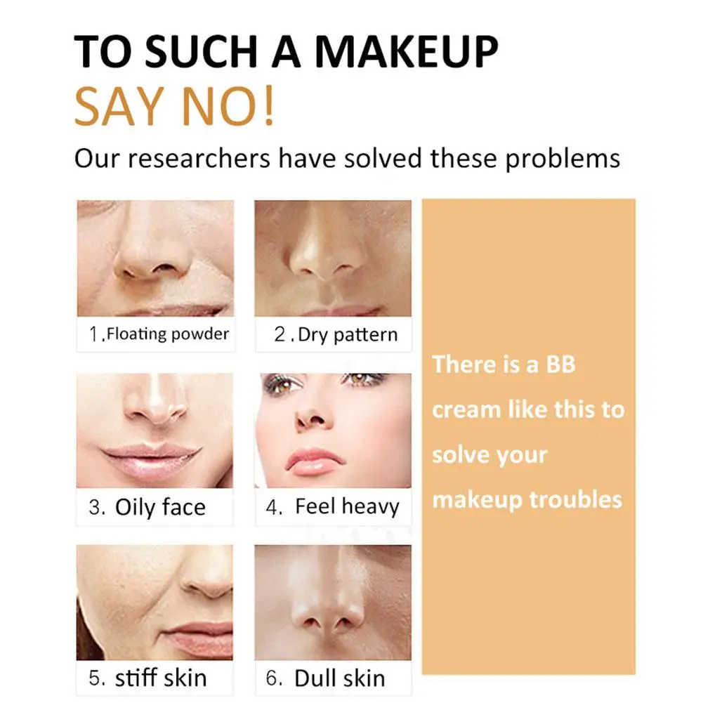 Luchtkussen BB Cream Vlinder Poederdons Hydraterende Olie-control Foundation Whitening Make-up Concealer Waterdichte cosmetica