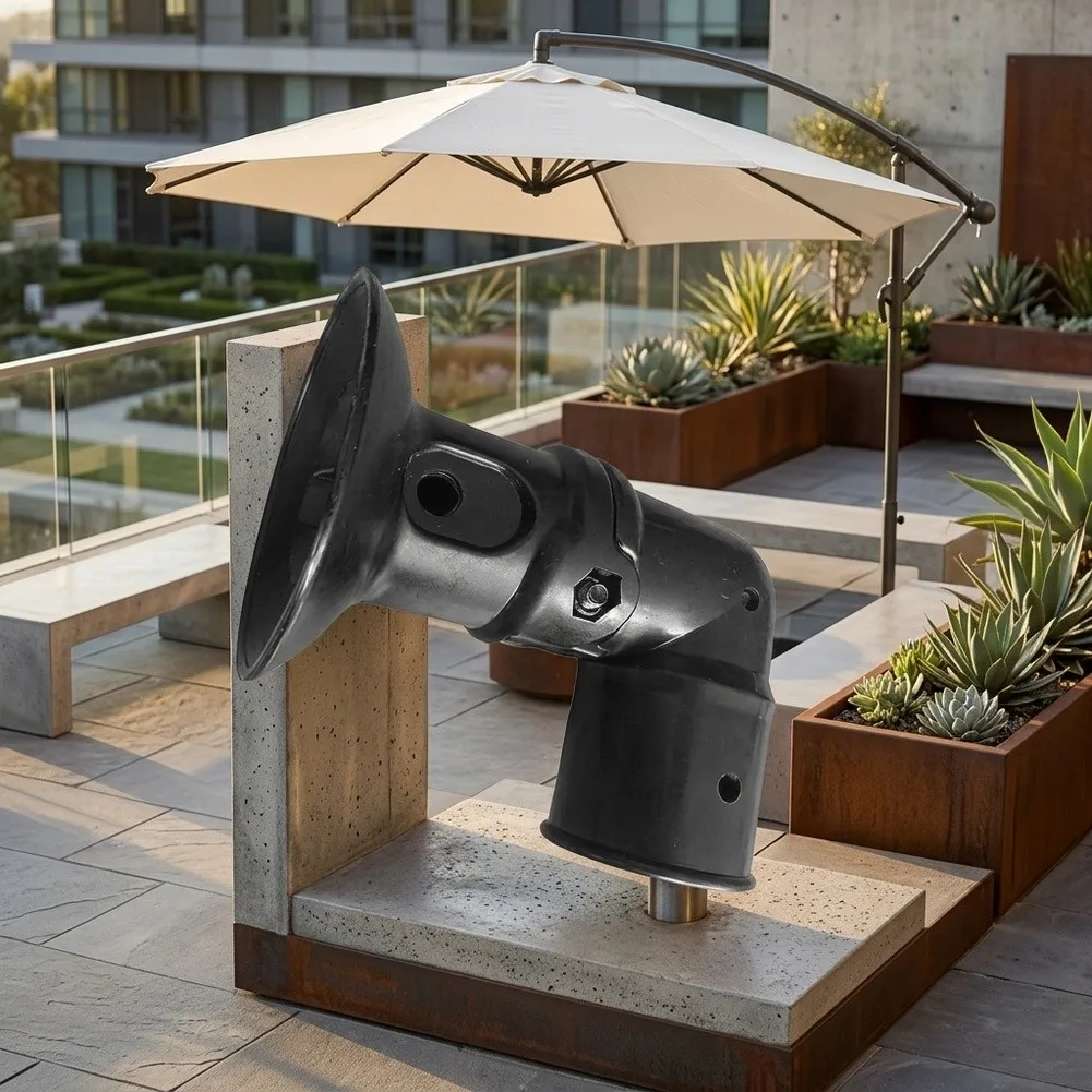 Replacement Steering Bracket for Outdoor Umbrellas Works with Multiple Umbrella Types Including Cantilever Styles