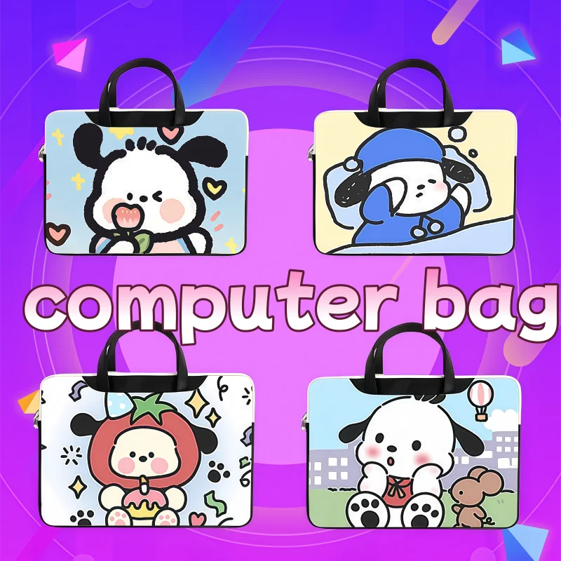

New Disney Stitch Pachacco Laptop Bag Laptop Bag 12 13 14 15 16 17 Inch Cartoon Bag Shockproof Handbag for Macbook/HP/Acer Gift