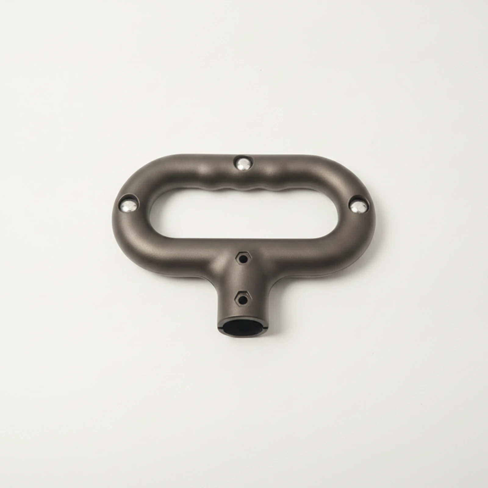 Folding Cart Handle Sturdy Cart Handle with Oval Loop Grip Compatible Slim for Camping, DIY Projects