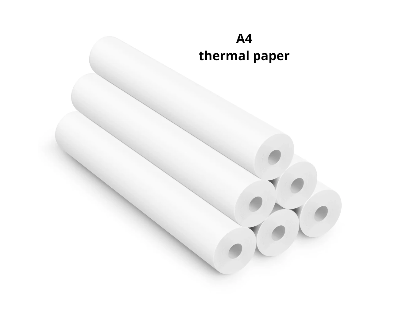 Professional A4 Thermal Printer Paper 210*30mm - Waterproof Long-term Storage for Receipts/Photos