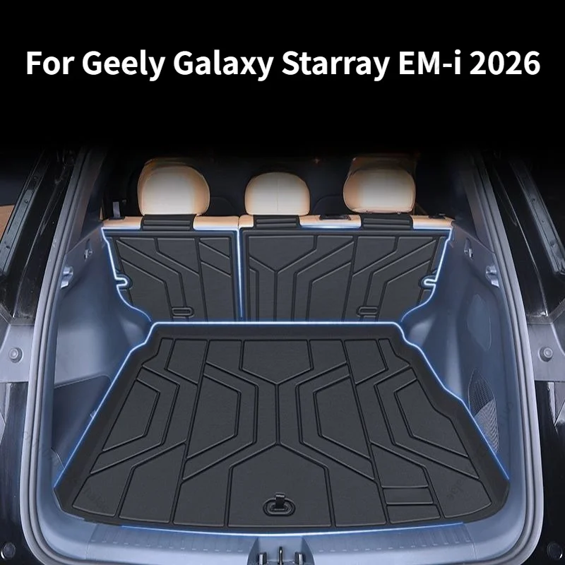 For Geely Galaxy Starray EM-i 2026 TPE Full-surround Custom Trunk Mat, Single Piece Interior Accessory, Interior Accessories