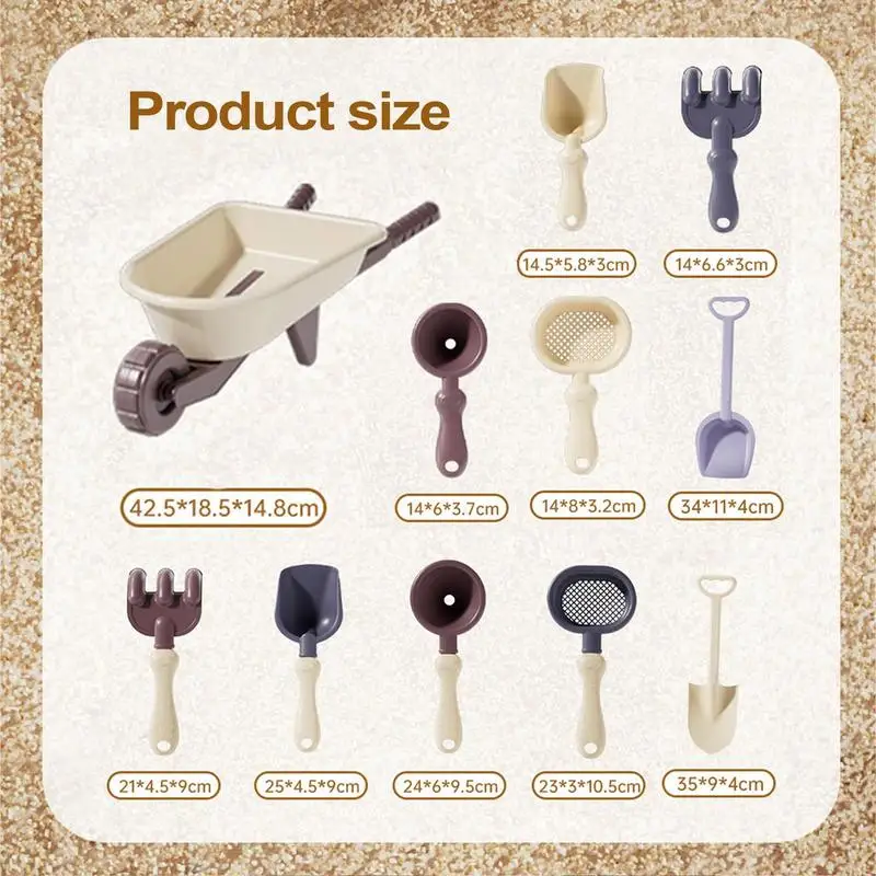 Jouets de plage pour enfants, 20x, seau à sable, ensemble de pelles avec moules, jeux de voyage mignons, fournitures portables pour enfants, ensemble de jeu par temps chaud pour