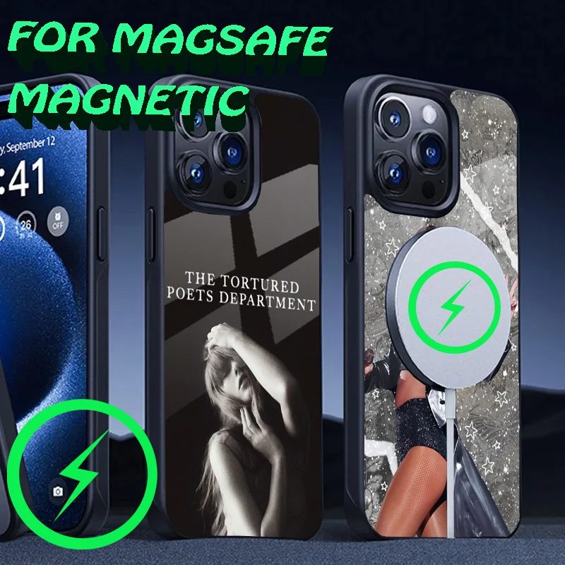 

T-TaylorS TTPD S-SwiftS Tortured Phone Case For iPhone 16,15,14,13,12,11,Plus,Pro,Max Mini Magsafe Magnetic Wireless Charging