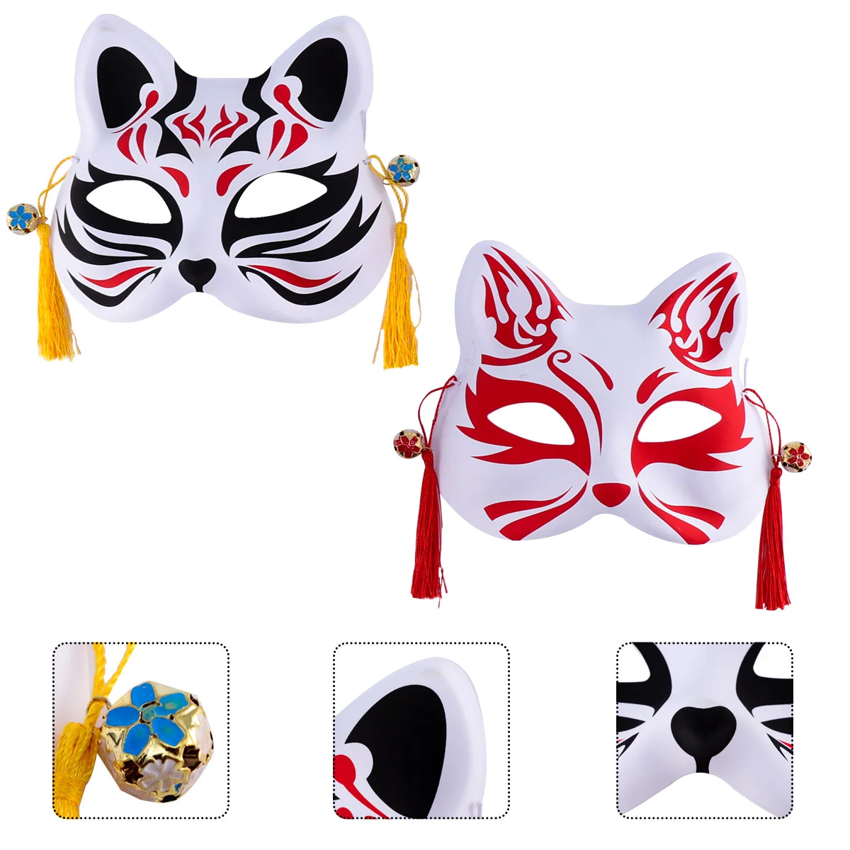 2 uds máscara máscaras de zorro para mascarada maquillaje elegante 19*165cm fiesta de baile media cara media cara niño