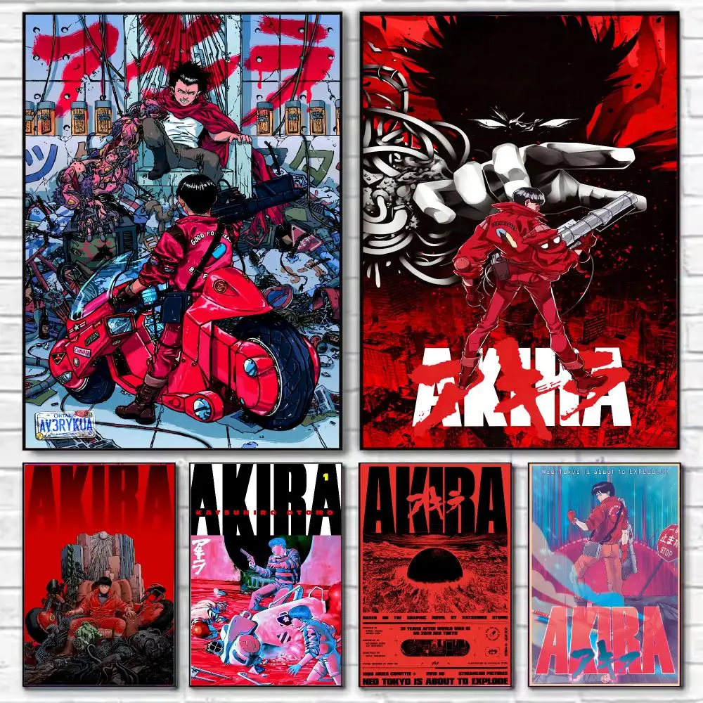 Anime A-Akira Poster Stylish Wall Art Print for Living Room Bedroom Study Office Café Home Decor Modern Gift