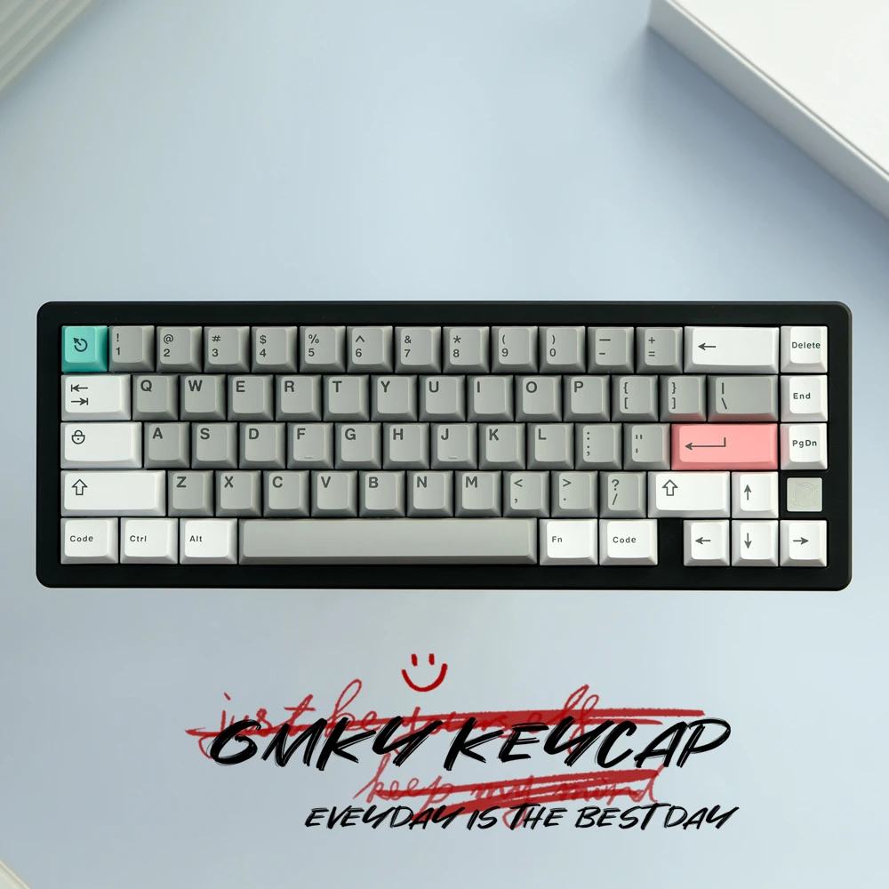 Imagem -03 - Gmky Dolch Contraste Cores Keycaps Cereja Perfil Duplo Tiro Abs Fonte Pbt Keycaps Abs Fonte para mx Interruptor Teclado Mecânico