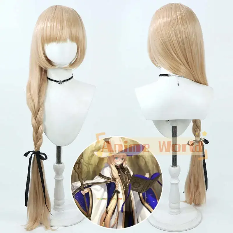 Fate Grand Order FGO Aesc el Salvador Aesc la Rain Witch Beach Reina Morgan Tonelico el Salvador Cosplay peluca
