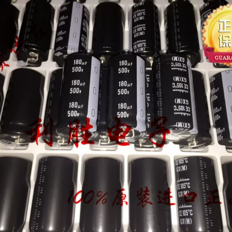 10pcs-100pcs-180uf-500v-nippon-nichicon-electrolytic-capacitor-500v180uf-25-50-gx-long-life