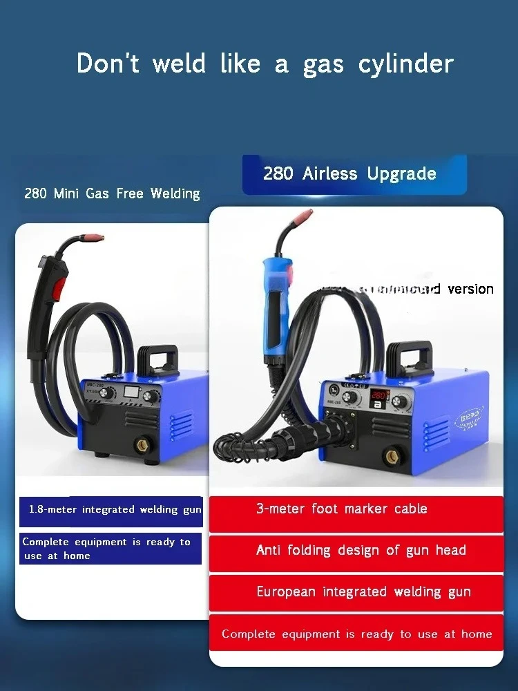 Laser Kleines Handschweißgerät Century Ruiling Mini-Gasschutz Kleiner Kohlendioxid-Gasschutz NBC-280