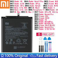 Original Battery Xiaomi Mi Redmi Note Max Mix 2 3 3S 3X 4 4X 4A 5 5A 5S 5X M5 6 6A 7 7A 8 8T 9 9A M9 SE Pro Plus Lite batteries