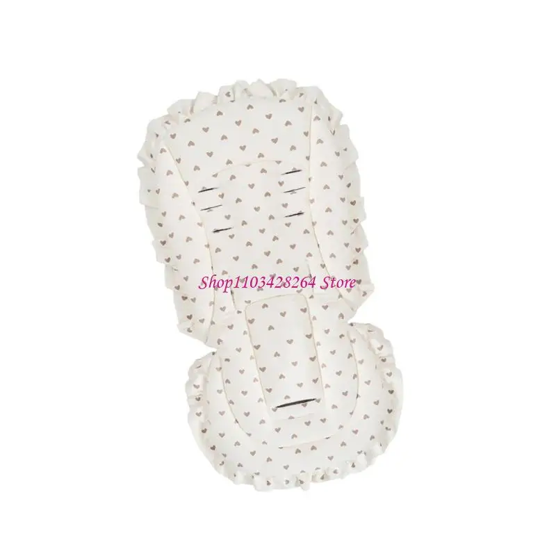 Carrinhos infantis laváveis ​​à máquina, tapete algodão e poliéster universal para carrinhos bebê