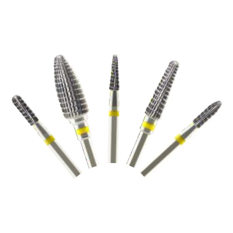 

GREATLH Dental Burs HP Steel Dental Carbide Bur Drill Dental Materials Five Types