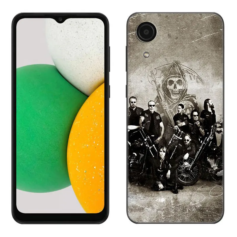 TV Show Sons of Anarchy Phone Case For Samsung Galaxy A01 A03 Core A04 E A02 A05 A10 A20 A21 A30 A50 S A6 A8 Plus A7 2018 Cover