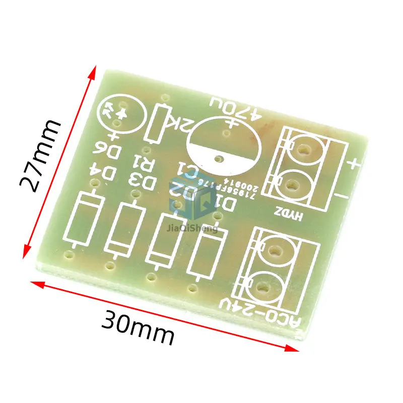 1N4007 Diy Kit IN4007 Bridge Rectifier AC DC Converter Full Wave Rectifier PCB Board KIT Parts Electronic Suite