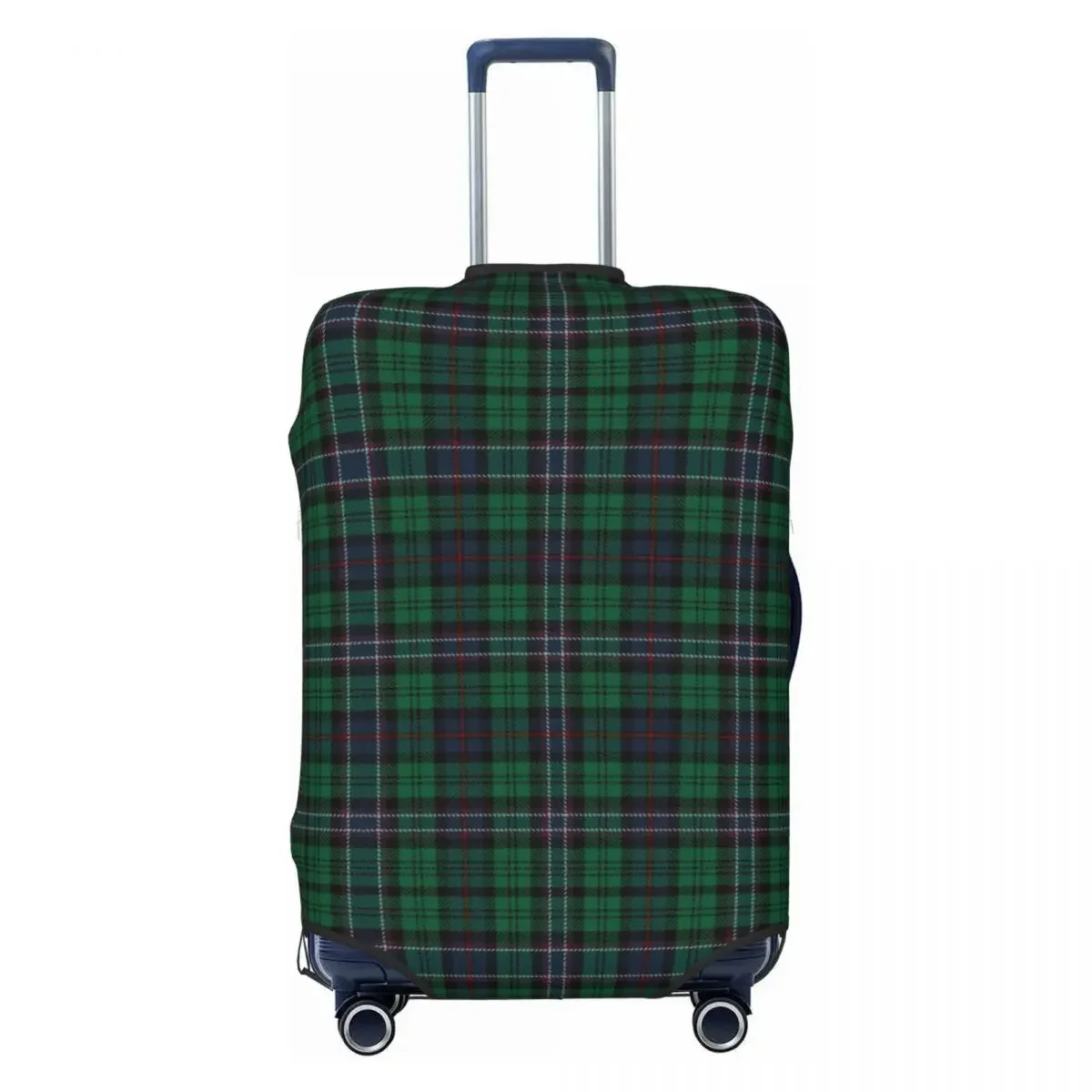 

Scottish National Tartan Travel Luggage Cover Dust Proof Popular Gingham Plaid Suitcase Cover Protector Fit 18-32 Inch