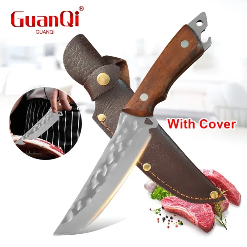 

Кухонные ножи Тесак для мяса Нарзка рыбы Фрукты Овощи Мясник Нож для обвалки Деревянная ручка Кулинария Бытовой резак