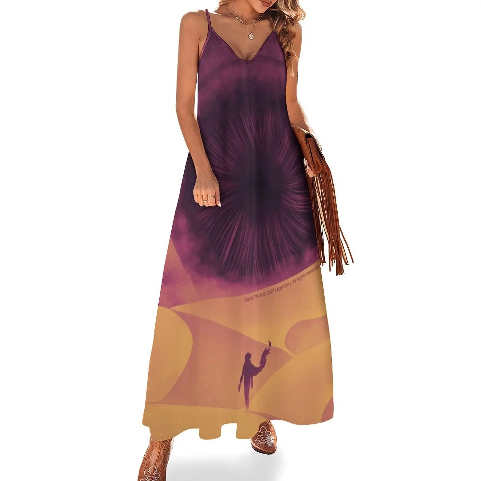 

The Great Shai-Hulud Sleeveless Dress dress party evening elegant luxury celebrity loose women's dress dresses for prom