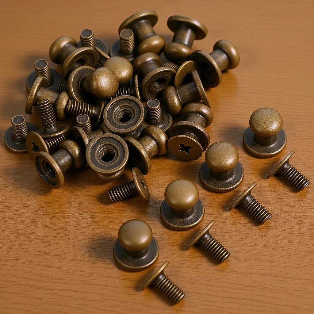 20Sets Mini Bronze Drawer Pulls for Cabinets Trinket Boxes Vanity Dresser Chest Kitchen Decor Small Vintage Metal