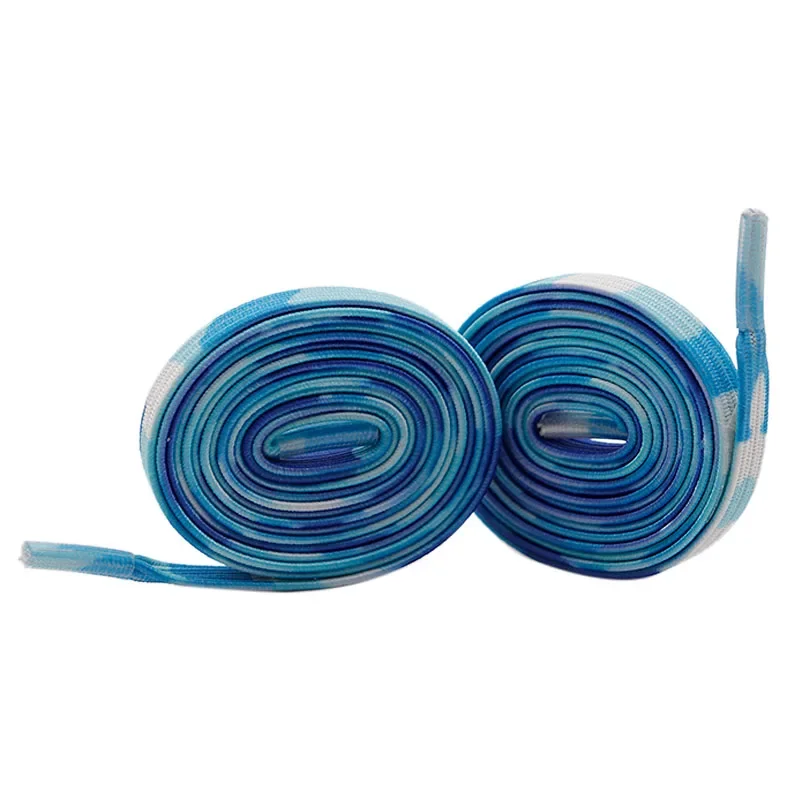 Coolstring 6MM Flat Blue With Elastic Poly Rubber Ropes Inner Durable Strapping Tool Hoodie Drawcord Pajamas Pant Waist Lacet