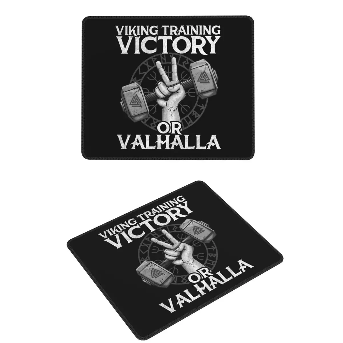Viking Training Victory Or Valhalla Mouse Pad Computer Keyboard Mouse Mat Gamer PC Desk Mat Office Accessories Table Mats