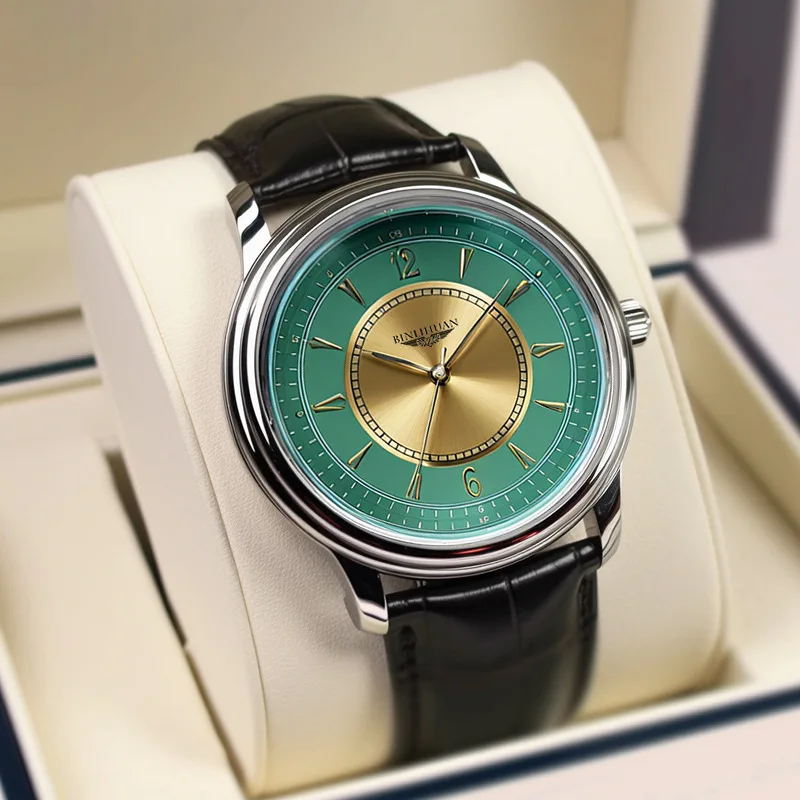 Men's belt watch, non-mechanical casual quartz men's watch