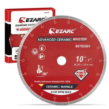 EZARC-hoja de sierra de diamante para cerámica y porcelana, hoja de corte avanzada de 4,5 