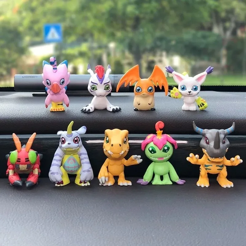 Hot 9Pcs/set Digimon Digimon Adventure Anime Figure Model PVC Collection Ornaments Statue Dolls Birthday Toy Gifts Gifts view 3