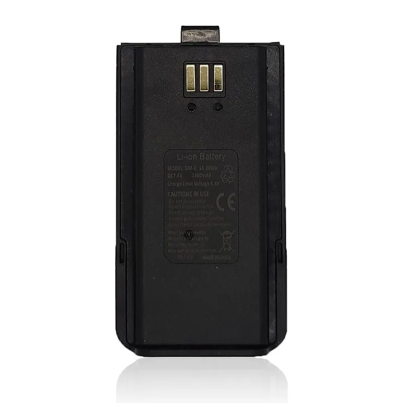 Novo DM-1801 DM-8 para baofeng walkie talkie 2200mah compatível BF-H6 DR-1801UV DM-860 rádios em dois sentidos bateria extra