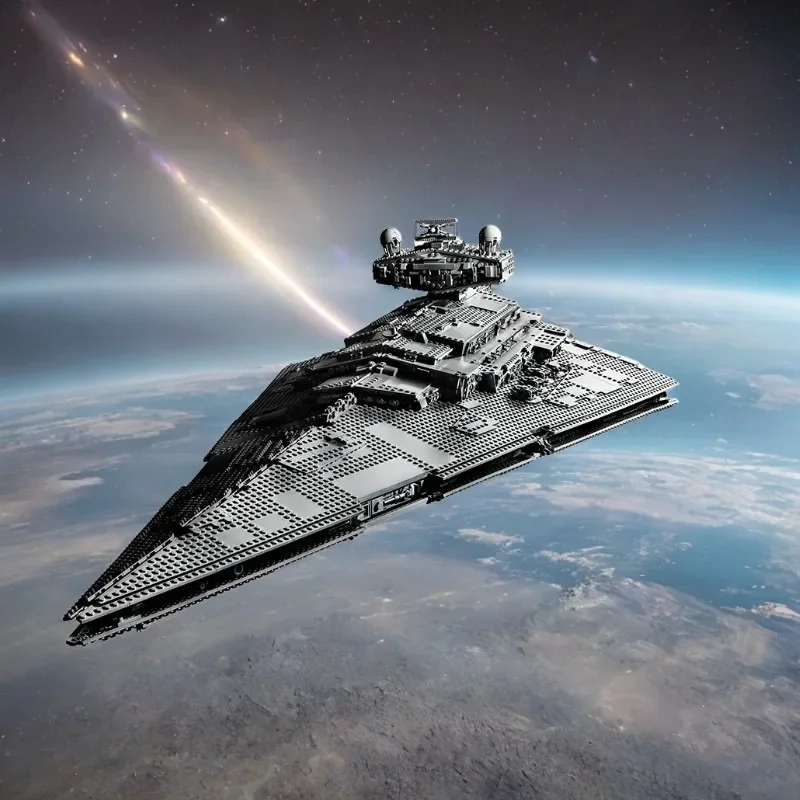 Spaceship Series Empire Star Destroyer 4784pcs Home Decoration Brick 75252