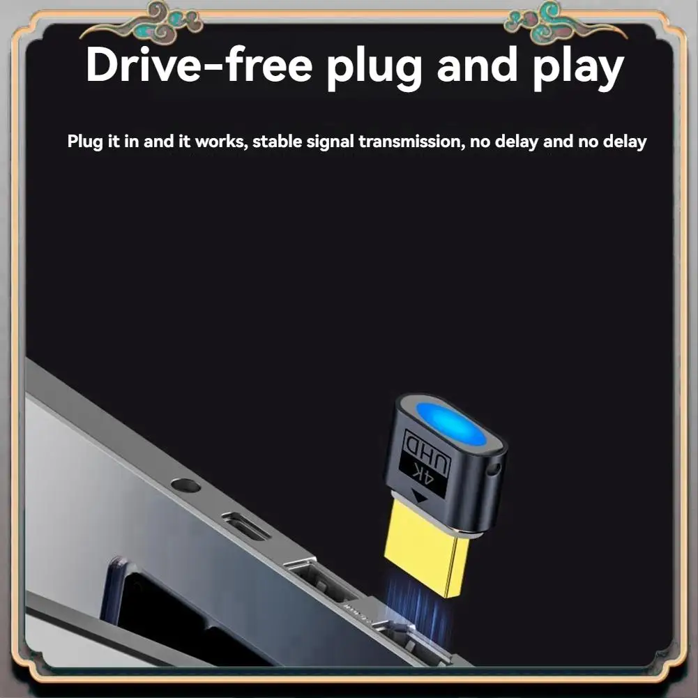 A46M-Virtual HDTV 4K Display Headless Display Adapter Supports 1080P@60Hz/120Hz Maximum Resolution 4K@60Hz