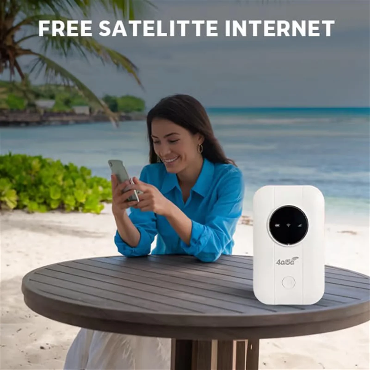 Hot Sale LTE 4G Modem Router, 300Mbps Hotspot Up to 10 Devices, SIM Card Slot, 2100mAh Battery, for Travel, Business Trip view 3