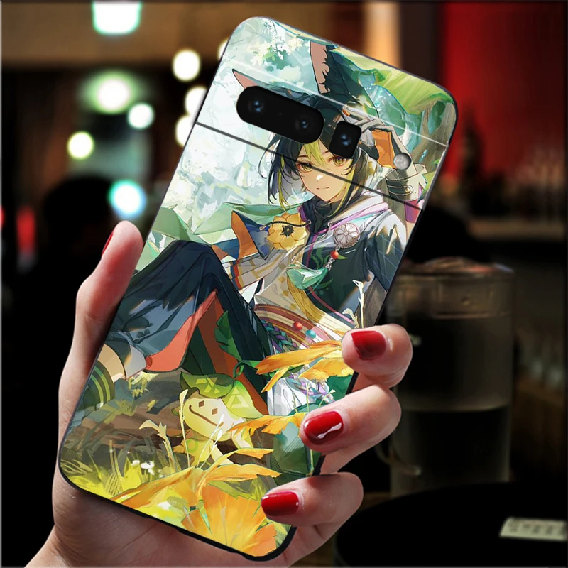 Genshin Impact Anime Phone Case For Google Pixel 9 Pro XL 8 7 6 Pro Pixel 8A 7A 6A 4A 3A 3XL Pixel 8 7 6 5 4