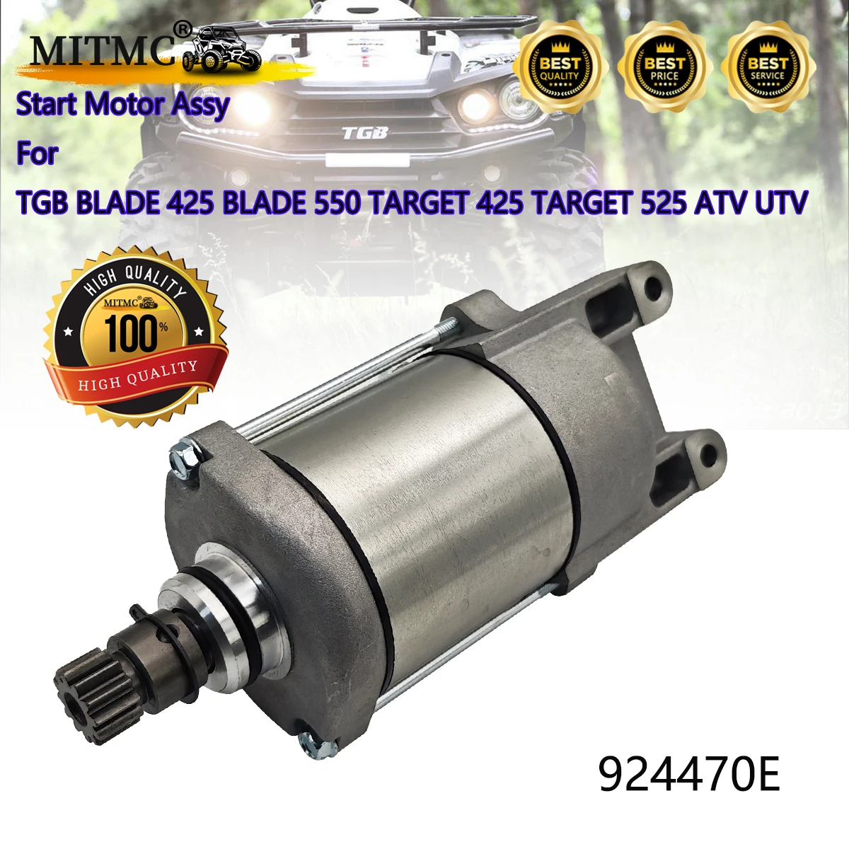 Start Motor Assy For TGB BLADE 425 BLADE 550 TARGET 425 TARGET 525 ATV UTV Parts Code 924470E