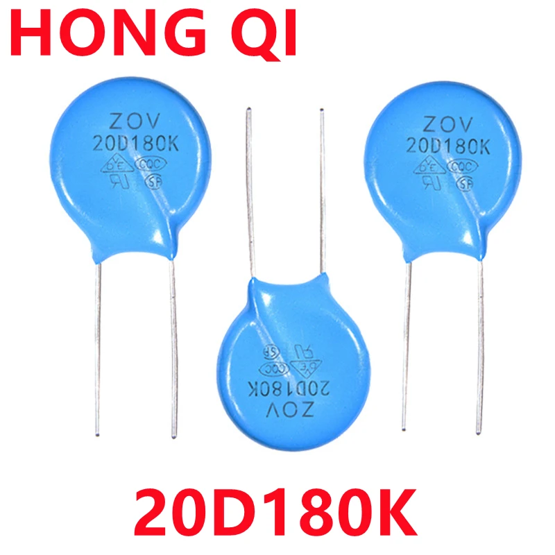 5PCS Varistor 20D180K 180KD20 Diâmetro: 20MM 10% MERGULHO-2 18V