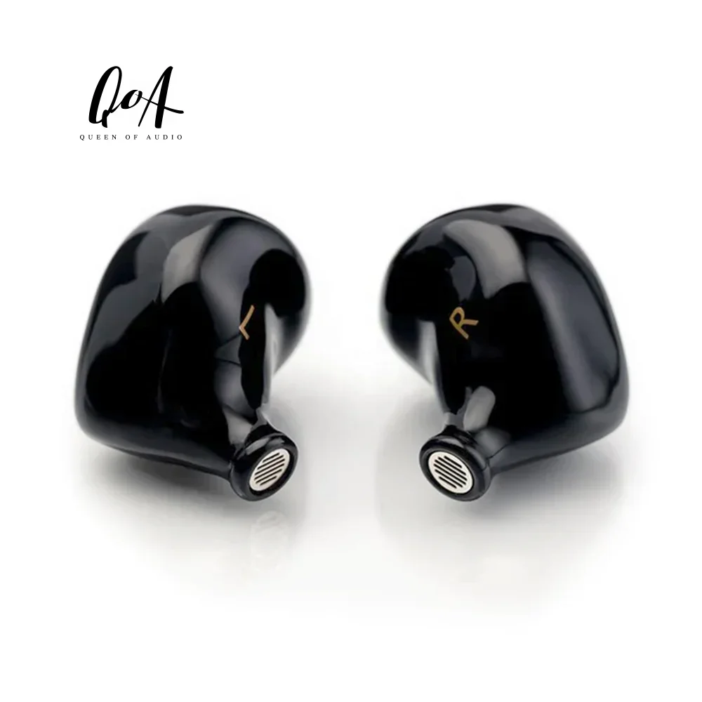 QoA مخصص المزدوج سائق سماعات السلكية 3.5 مللي متر الألعاب في الأذن سماعات Iem Hifi سماعات السلكية في الأذن سماعات لا هيئة التصنيع العسكري