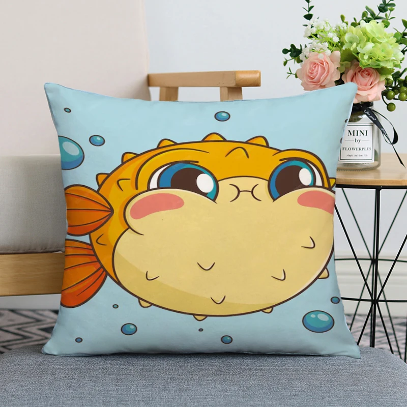 

Fish Car Sofa Pillow Cases Ornamental Pillows for Living Room Pillowcase Cushion Covers Decorative Travel Sleeping Pillows Cover
