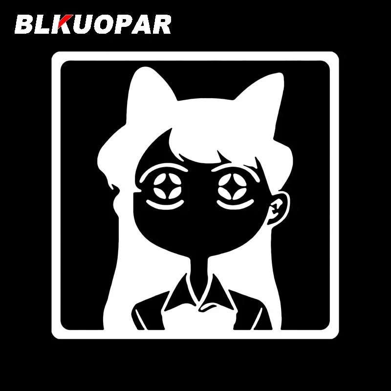 BLKUOPAR For Komi Shoko Car Stickers Car Accessories Vinyl Decal Die-cut Personality Creative Waterproof Refrigerator Decoration