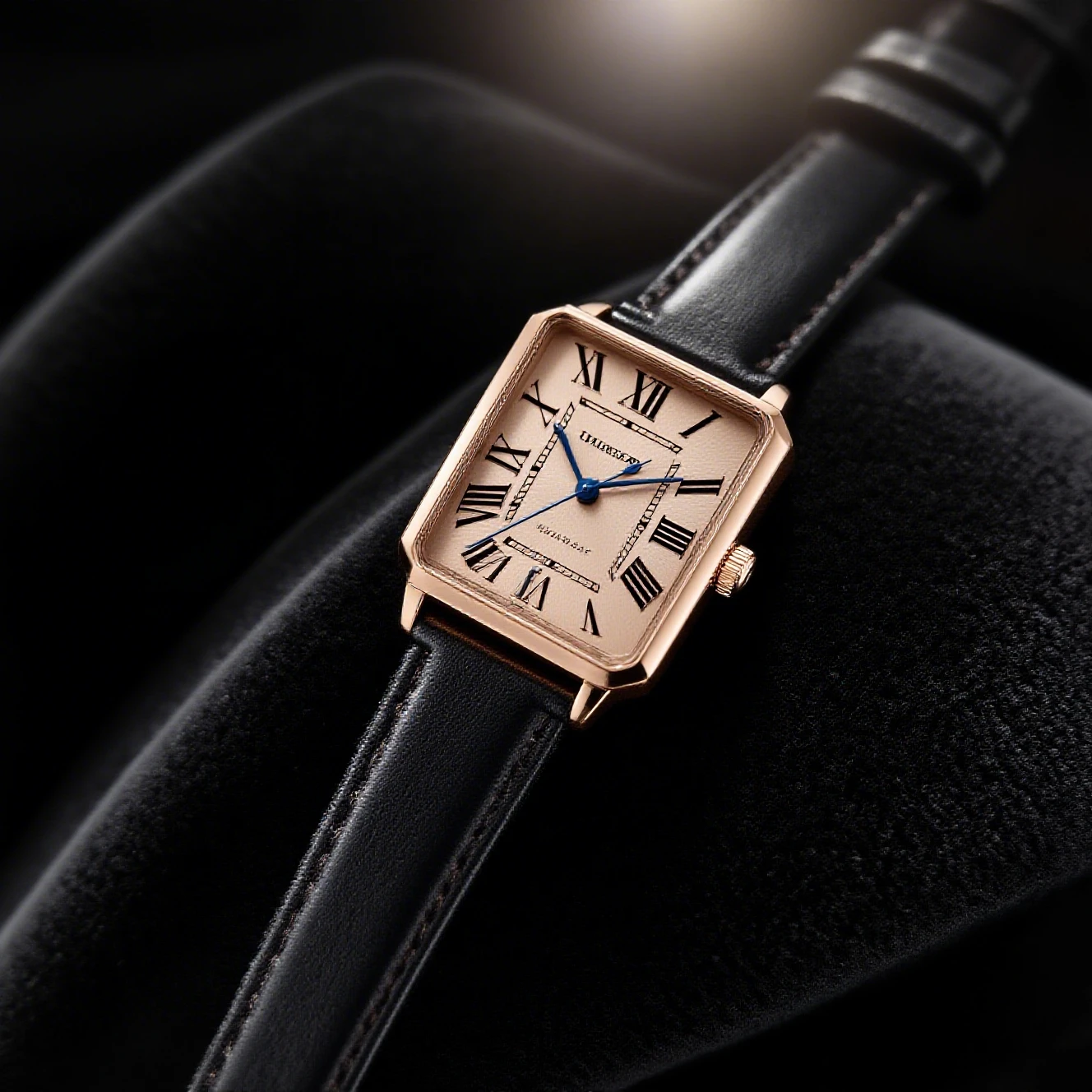 *-* Reloj de cuarzo chapado en oro de lujo para mujer, reloj cuadrado de acero inoxidable para mujer de negocios, reloj de moda, reloj plegable de escala Simple