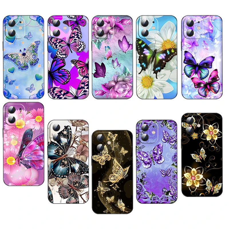 

HG27 Butterfly Colorful Soft Silicone Case for Redmi Xiaomi Poco X3 NFC GT C40 X4 M4 M5 M6 4G 5G ProCaver