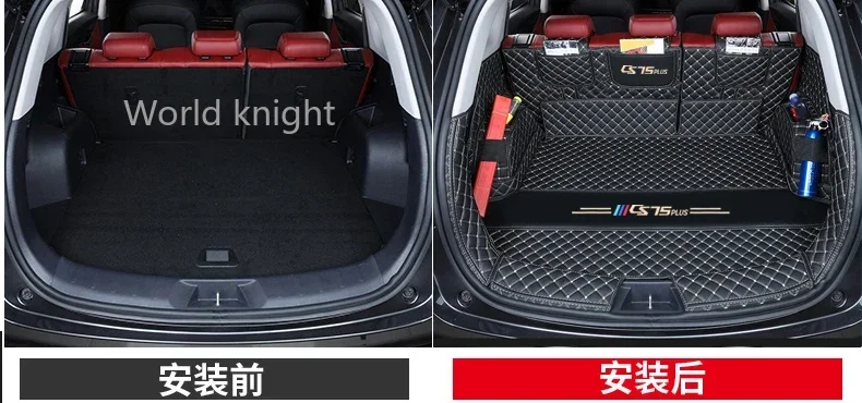 Accessories Interior For Changan CS75 Plus 2021 2022 Custom Trunk Mats Leather Durable Cargo Liner Boot Carpets Superior Quality