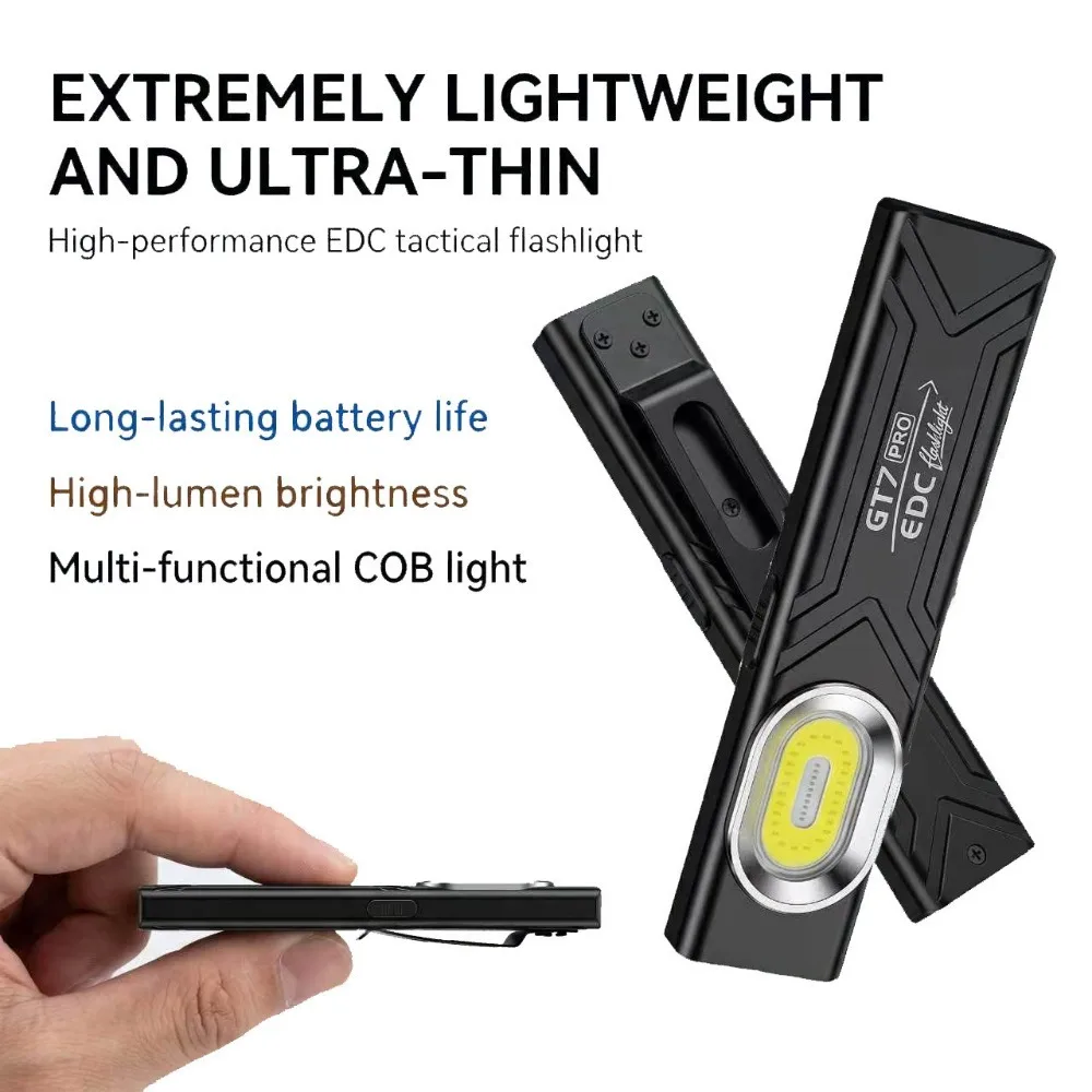 Bestseller Mini COB Magnetic LED Flashlight Portable Pen Clip Work Torch for Car Maintenance Camping Daily Inspection