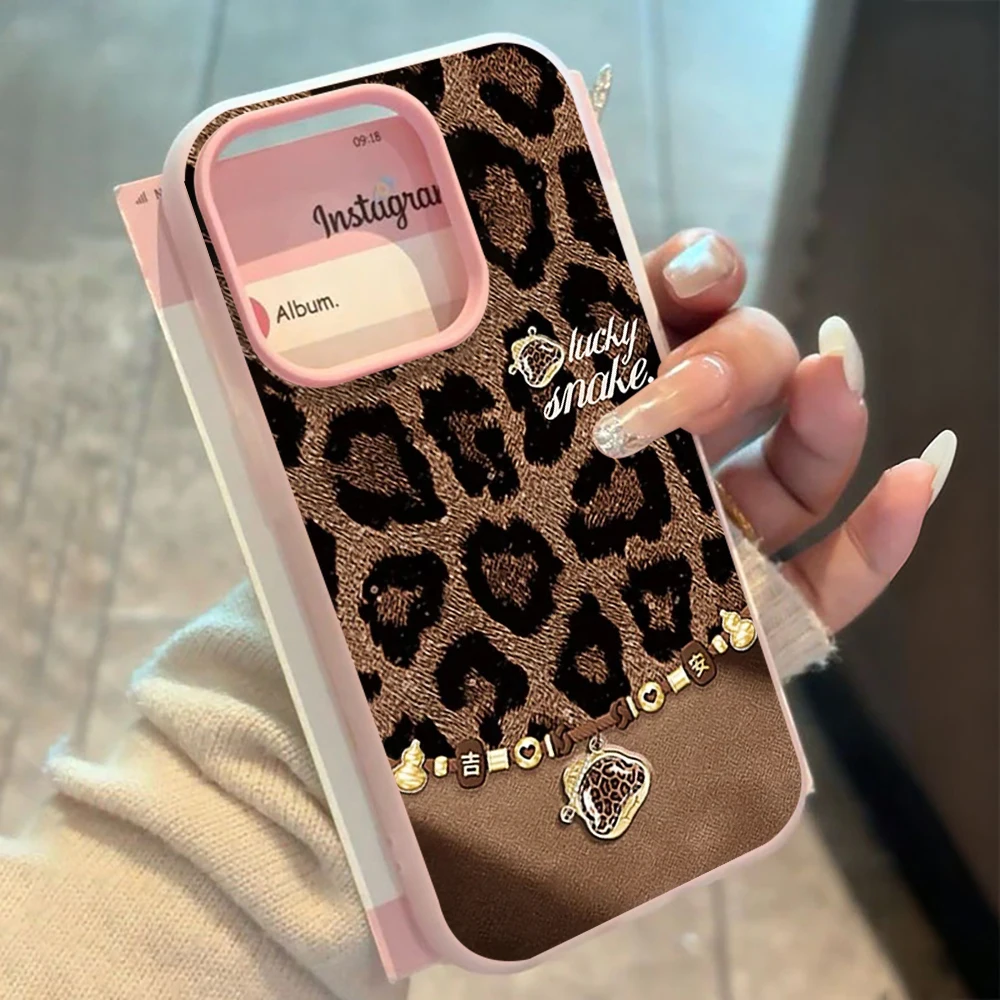 Für Samsung Galaxy S21 S26 S25 S24 S23 S22 Ultra Plus FE Hülle Luxus Leopardenmuster Cover Für A37 A36 A54 A55 A56 Staubdichte Schutzhülle – Detail 1