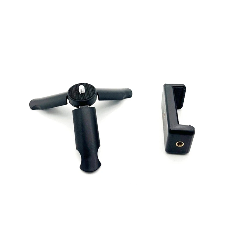 휴대용 미니 삼각대 폰 클립 어댑터 나사 헤드 포켓 3 핸드헬드 짐벌 폰 스태빌라이저 홀더 액션 카메라용 스탠드