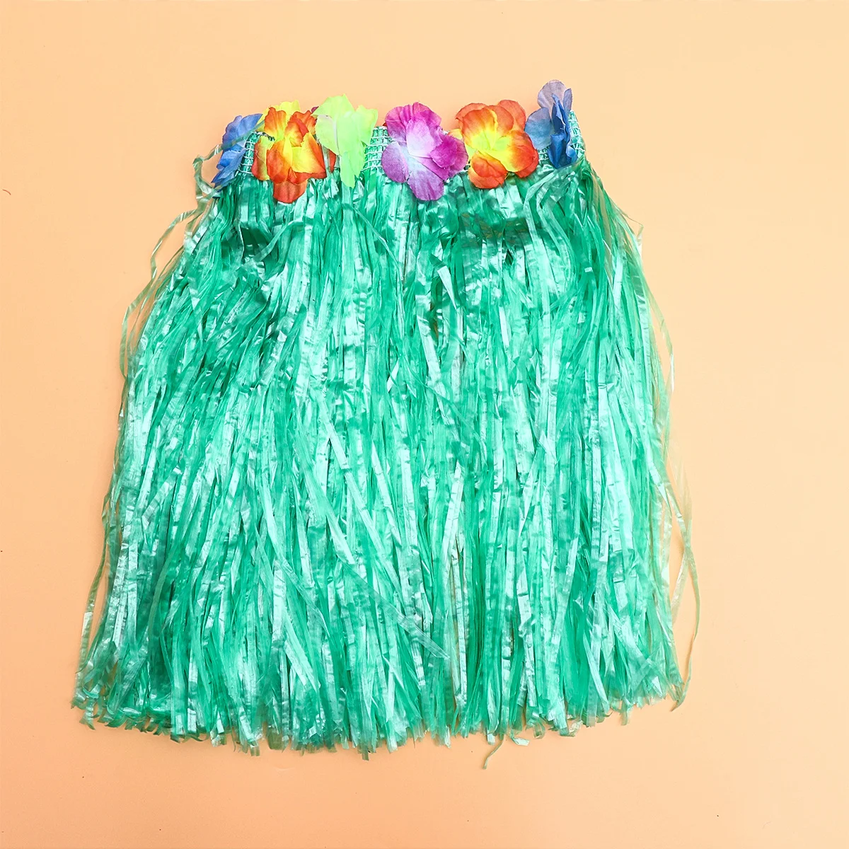 

1 Set Kids Hawaiian Skirt Set Colorful Hula Party Costume Accessories For Tropical Luau Beach Events Children Dress Up Outfit