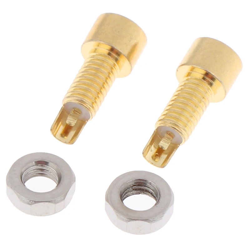 1Pair Gold Plated Pure Copper MMCX Female Jack Solder Wire Connector